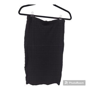 Atmosphere Black Ribbed Pencil Skirt Size 10 - 3FOR$25 -